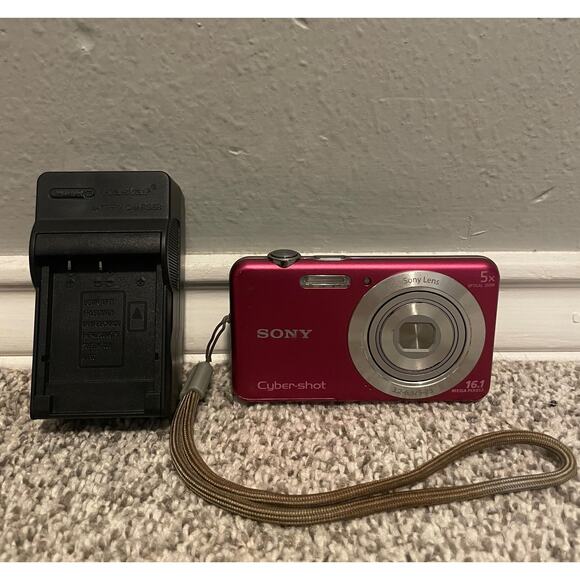 Sony Other - Sony Cyber-shot DSC-W710 Compact Digital Camera 16.1MP Pink 5X Zoom LCD Charger